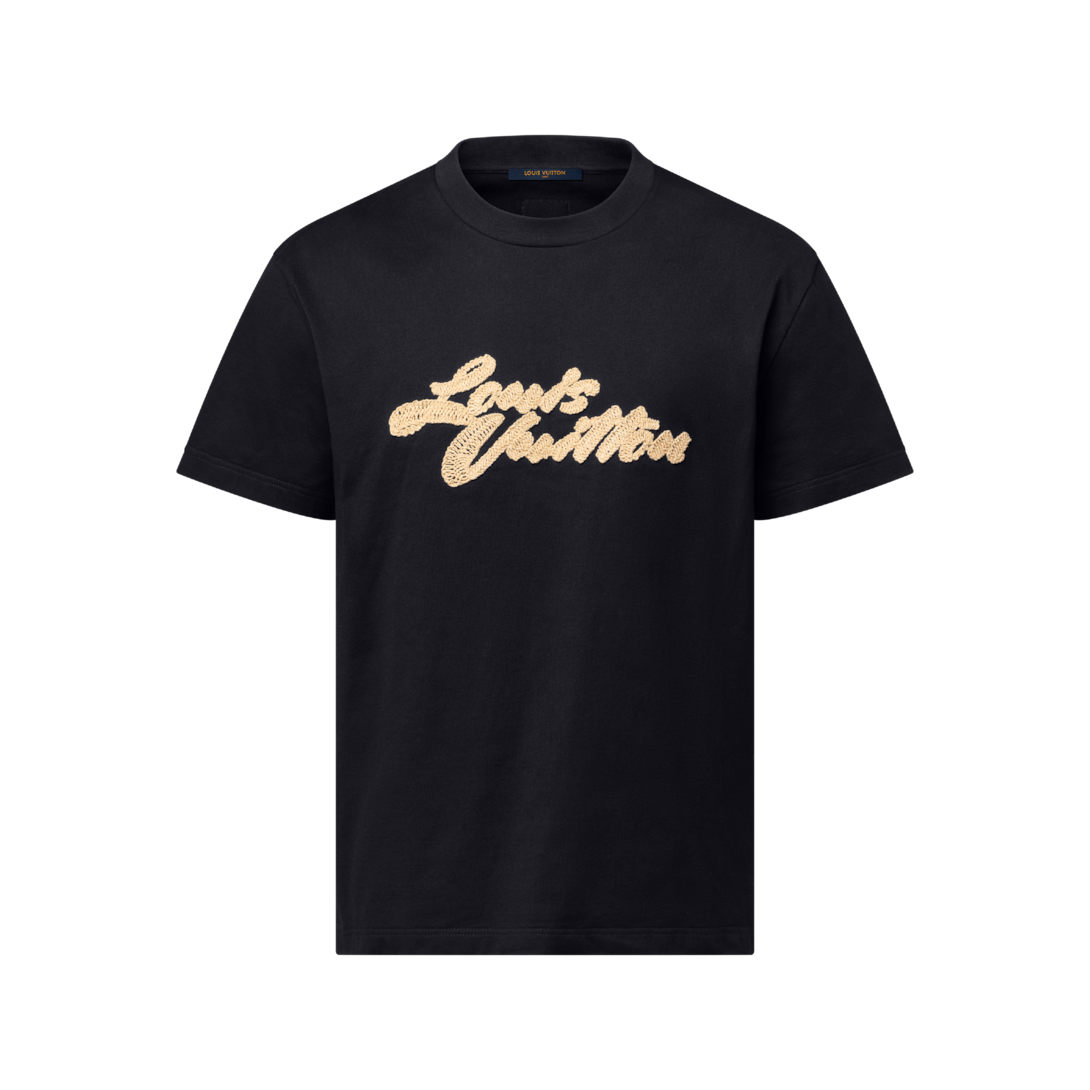 【LOUIS VUITTON】ワッペン装飾 ロングTシャツ／XS Embroidered Signature T-Shirt - Luxury Ready to Wear - 1AHW92